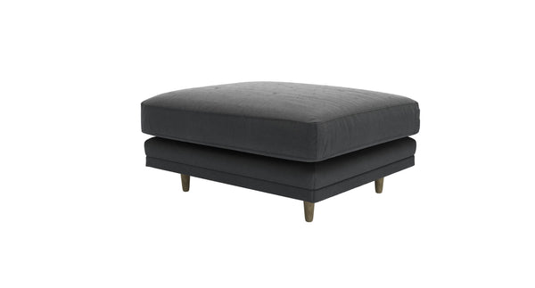 Marco Large Rectangular Footstool in Pumice House Basket Weave