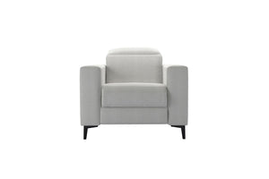 Ezra Recliner Armchair in Pumice House Basket Weave