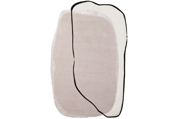 Chakra Large Rug in Natural Beige