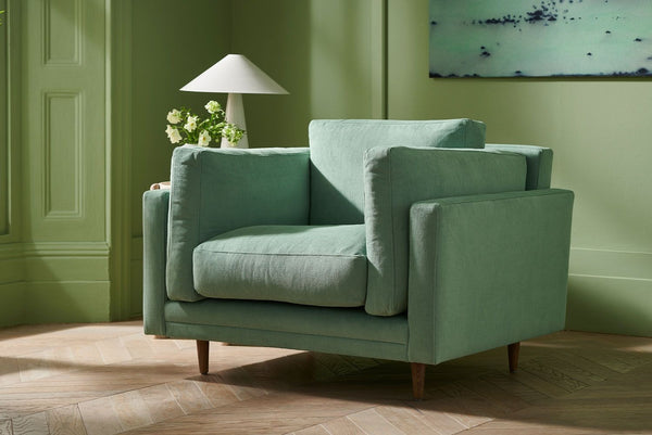 Marco Armchair in Pumice House Basket Weave