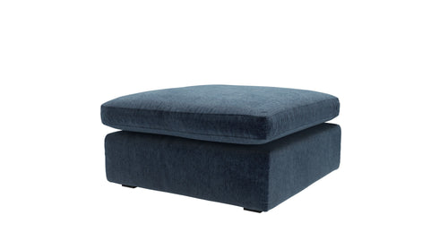 Long Island Slim Medium Rectangular Footstool in Pumice House Basket Weave