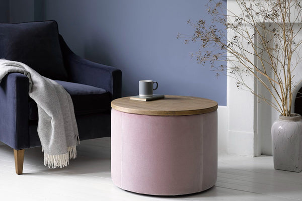 Ringo Storage Drum in Pumice House Basket Weave