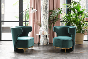 Edie Armchair in Pumice House Basket Weave