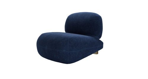 Seattle Armchair in Cappuccino Bubble Velvet