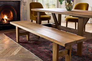 Kingsley Bench in Natural Oak