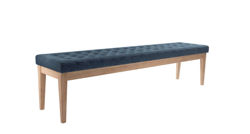 Buttons Bench in Pumice House Basket Weave