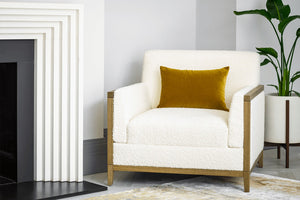 Chester Armchair in Alabaster Brushed Linen Cotton