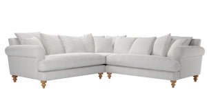 Teddy Medium Corner Sofa in Pumice House Basket Weave