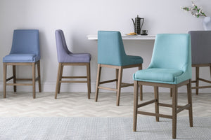 Basil Bar Stool in Pumice House Basket Weave