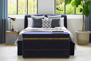 Hardy Bedside Chest of Drawers in Pumice House Basket Weave