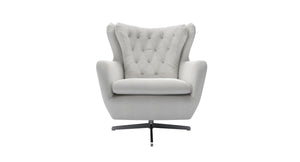 Ernest Swivel Armchair in Pumice House Basket Weave