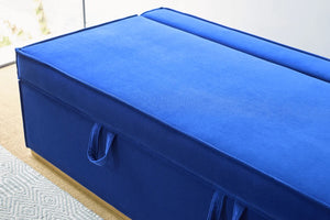 Jack in a Box Double Bed in Box in Green Velvet