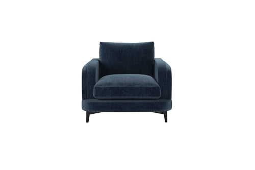 Boston Curved Arm Armchair in Pumice House Basket Weave