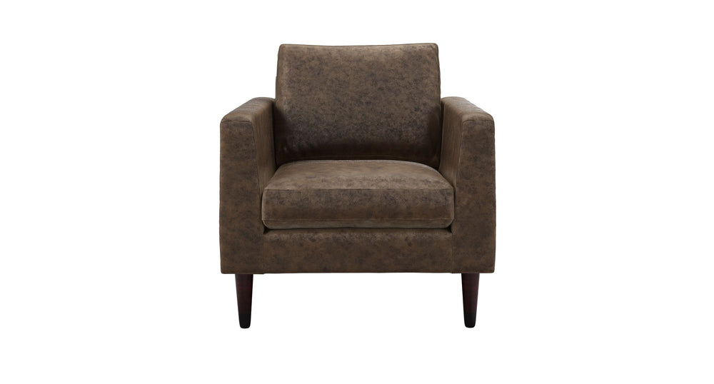 Jude Armchair in Ash Faux Leather
