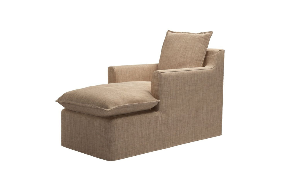 Anders Chaise Armchair in Pumice House Basket Weave