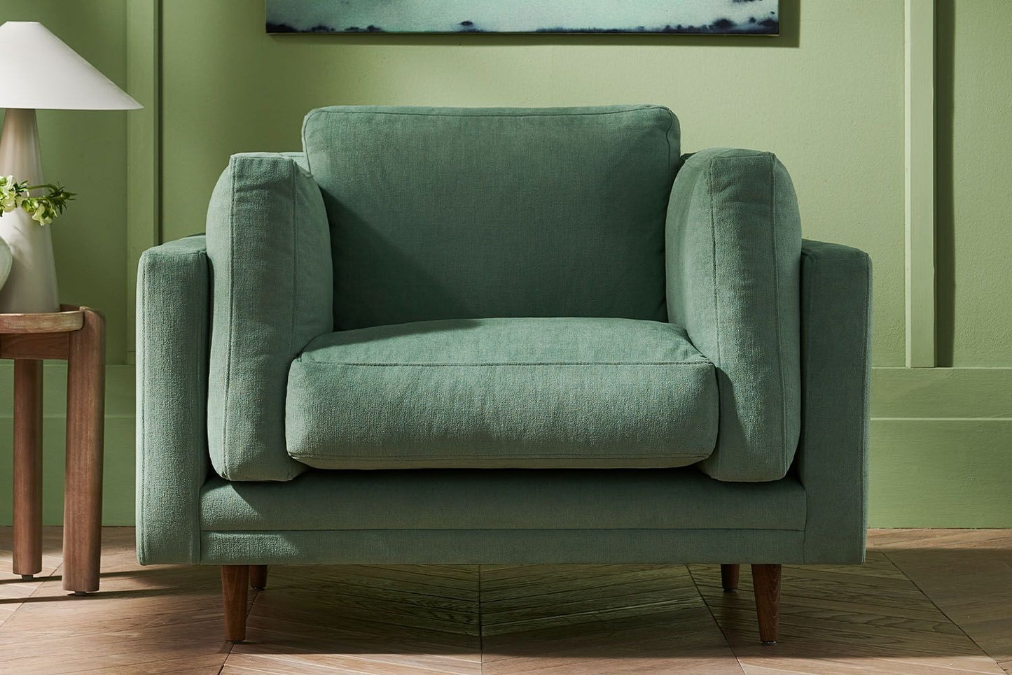 Marco Armchair in Pumice House Basket Weave