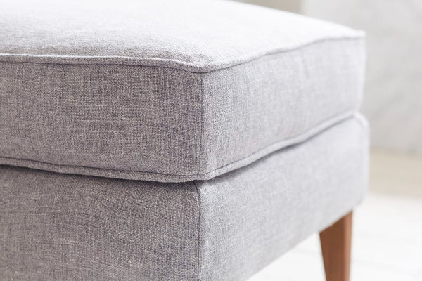 Iggy Medium Rectangular Footstool in Pumice House Basket Weave