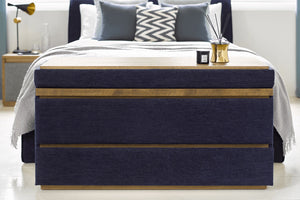 Hardy Bedside Chest of Drawers in Pumice House Basket Weave