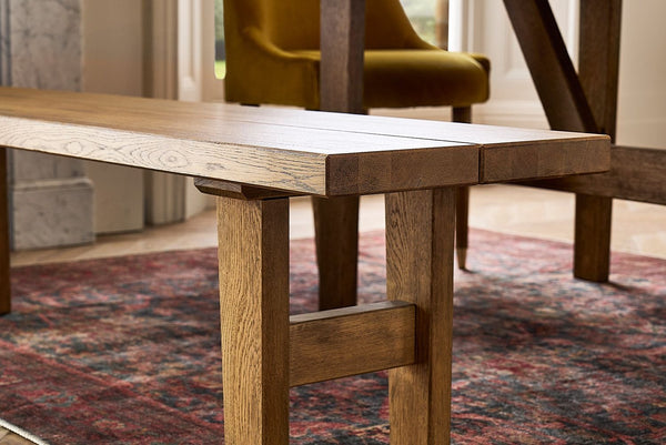 Kingsley Bench in Natural Oak