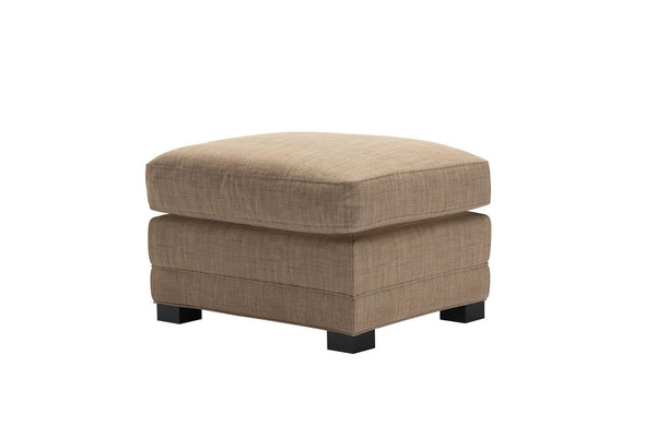Aissa Medium Rectangular Footstool in Pumice House Basket Weave