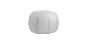 Harper Round Footstool in Pumice House Basket Weave