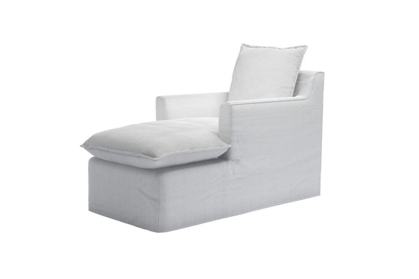 Anders Chaise Armchair in Pumice House Basket Weave