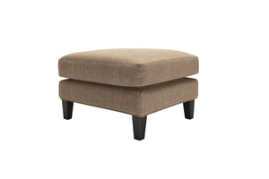 Izzy Medium Rectangular Footstool in Neptune Smart Velvet