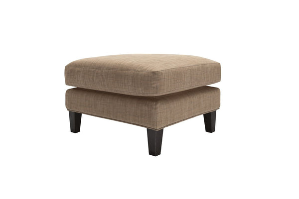 Izzy Medium Rectangular Footstool in Neptune Smart Velvet