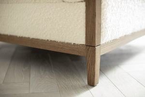 Chester Armchair in Alabaster Brushed Linen Cotton
