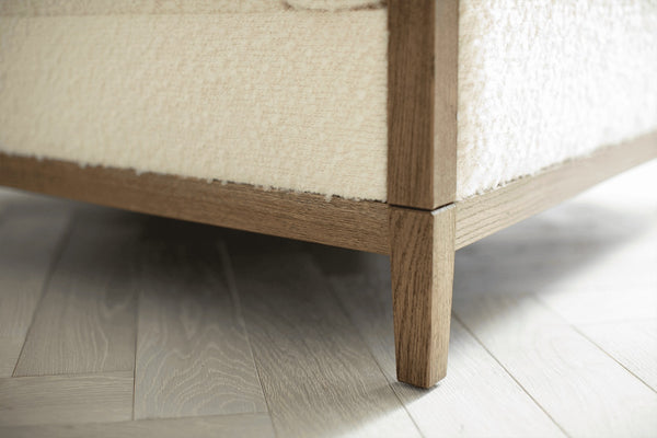 Chester Armchair in Alabaster Brushed Linen Cotton