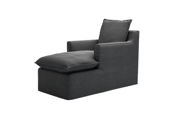 Anders Chaise Armchair in Pumice House Basket Weave