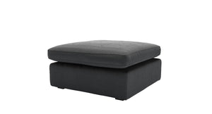 Long Island Slim Medium Rectangular Footstool in Pumice House Basket Weave