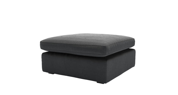 Long Island Slim Medium Rectangular Footstool in Pumice House Basket Weave