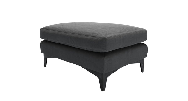 Lars Medium Rectangular Footstool in Pumice House Basket Weave