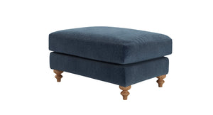 Teddy Large Rectangular Footstool in Pumice House Basket Weave