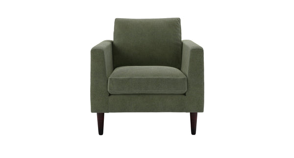 Jude Armchair in Ash Faux Leather