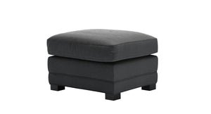 Aissa Medium Rectangular Footstool in Pumice House Basket Weave