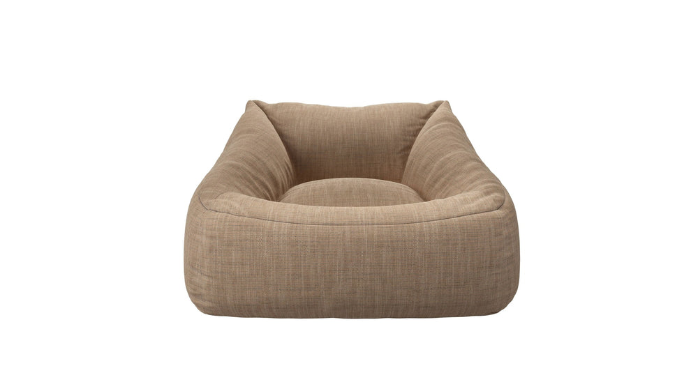 Ramona Beanbag Chair in Pumice House Basket Weave