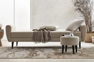 Jack 3 Seat Sofa Bed in Grey Velvet