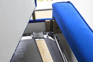 Jack in a Box Double Bed in Box in Green Velvet