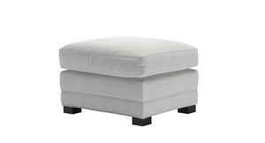 Aissa Medium Rectangular Footstool in Pumice House Basket Weave