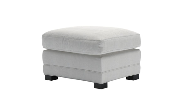 Aissa Medium Rectangular Footstool in Pumice House Basket Weave