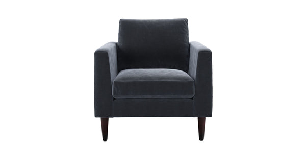 Jude Armchair in Ash Faux Leather