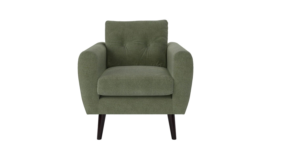 Jack Armchair in Burnt Orange Velvet