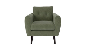 Jack Armchair in Burnt Orange Velvet