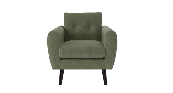 Jack Armchair in Burnt Orange Velvet