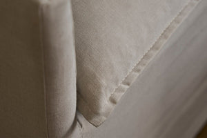 Anders Dining Chair with Arms in Pumice House Basket Weave