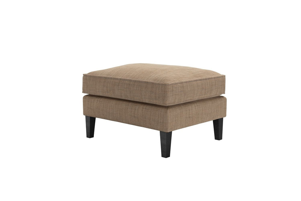 Iggy Medium Rectangular Footstool in Pumice House Basket Weave