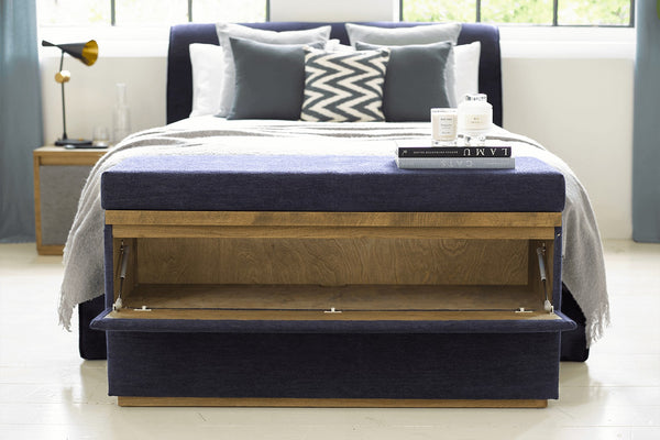 Hardy Bedside Chest of Drawers in Pumice House Basket Weave