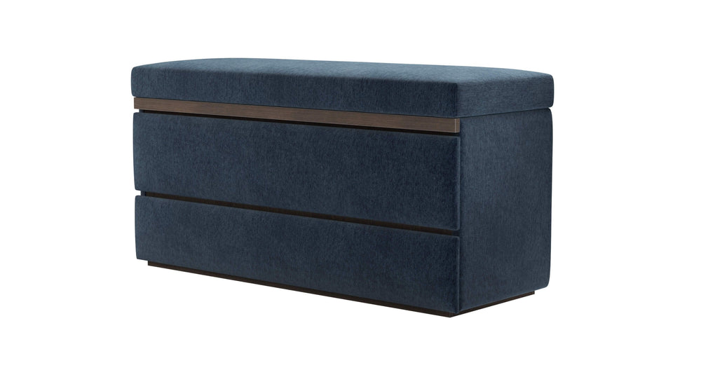 Hardy Bedside Chest of Drawers in Pumice House Basket Weave